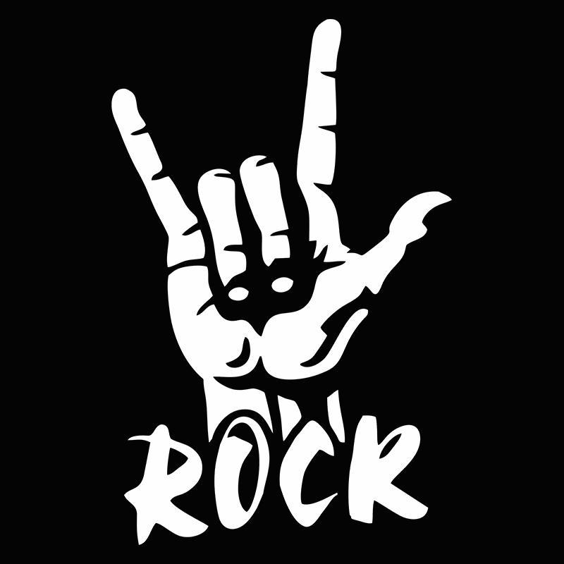 

G103 15x23.1см Three Ratels наклейки на машину Rock Finger смешные наклейки авто наклейки 15cmx23.1cm