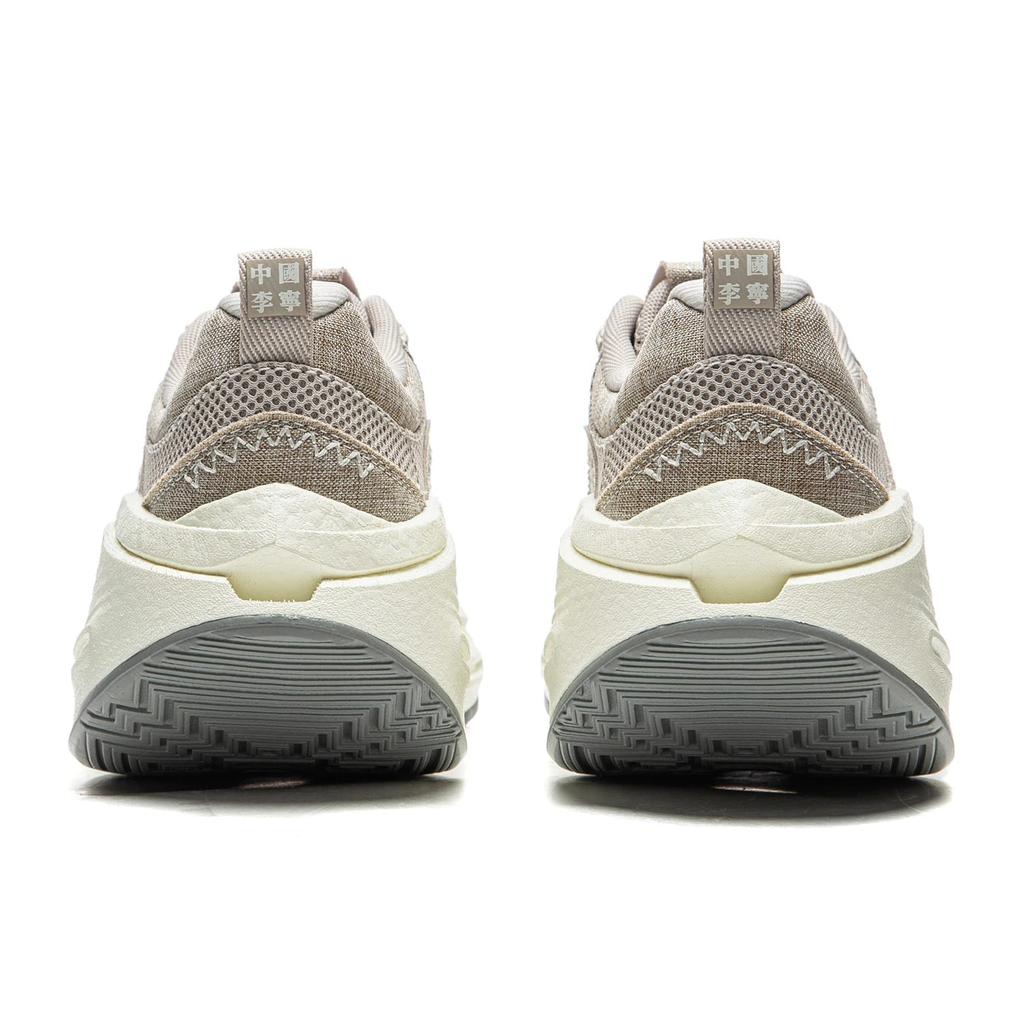 Li Ning Cushioning Rebound Low Top Casual Running Shoes Men's Gray AZGW063-3