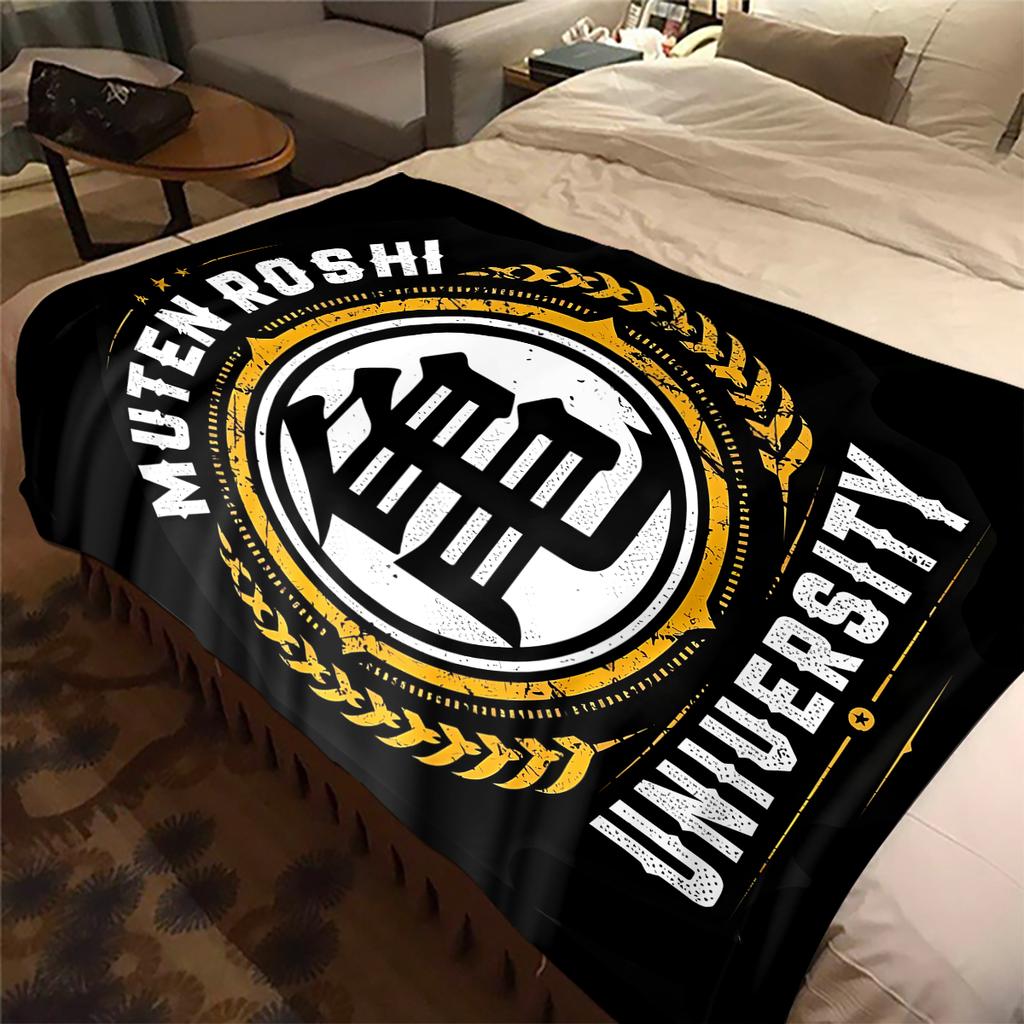 1pz Coperta in Flanella con Stampa Dragon Ball Super, Alta Qualità per Tutte le Stagioni, Decorazione per la Casa, Calore e Comfort, Perfetta per Regali di Natale