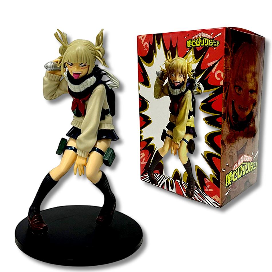 2pcs My Hero Academia Anime Figure - Himiko Toya in Uniform Battle Version Cute Action Figure Collectible Model Gift for Fans