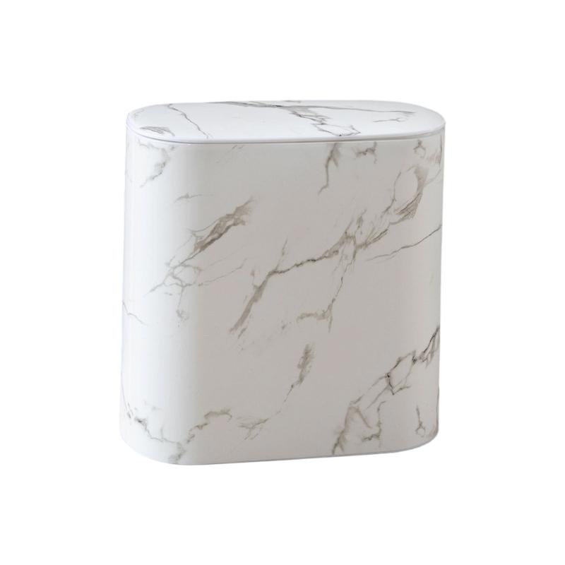 Modern Design Press Open Trash Bin Waste COntainer Basket For Home Kitchens Bathroom Narrow Space Garbage Can