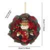 35cm Christmas Doll Wreath Garland for Entrance or Interior Decor Cute