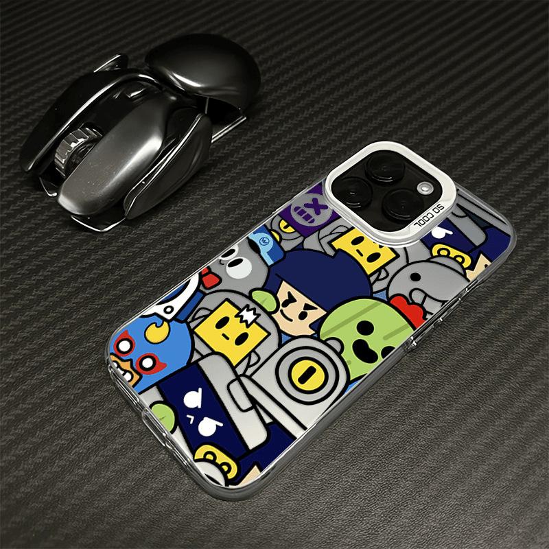

Pinball Superman for IPhone17promax16plus Color Silver 15 Mobile Phone Case 1413 for Apple 12 Personality 11 For Apple 6