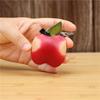 First Layer Cowhide Hand Workmanship Creative Red Apple Keychain Bag Pendant Mini Cute Cowhide Bag Accessories Gifts