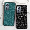 Physics Chemical Mathematics Phone Case For Xiaomi Poco X7 X6 X5 X4 X3 GT NFC M4 M5 Pro 5G M3 Mi F6 F5 F4 F3 F2 F1 Capa Coque TP