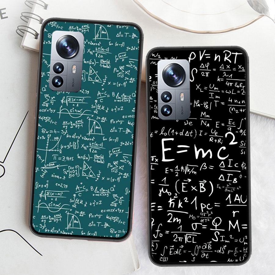 Physics Chemical Mathematics Phone Case For Xiaomi Poco X7 X6 X5 X4 X3 GT NFC M4 M5 Pro 5G M3 Mi F6 F5 F4 F3 F2 F1 Capa Coque TP