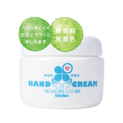 

Iitoko Hand Cream/Non-sticky, Fragrance-Free, Highly Moisturizing, For Rough and Dry Skin, Moisturizing, Glycerin-Free, 100g
