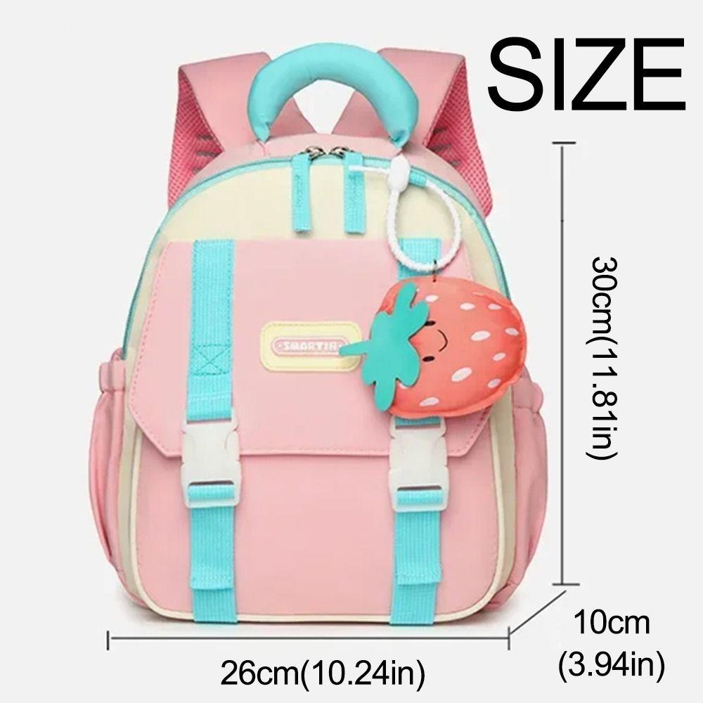Waterproof Kindergarten School Bag Adjustable Straps Cartoon Nursery Backpack  Travel