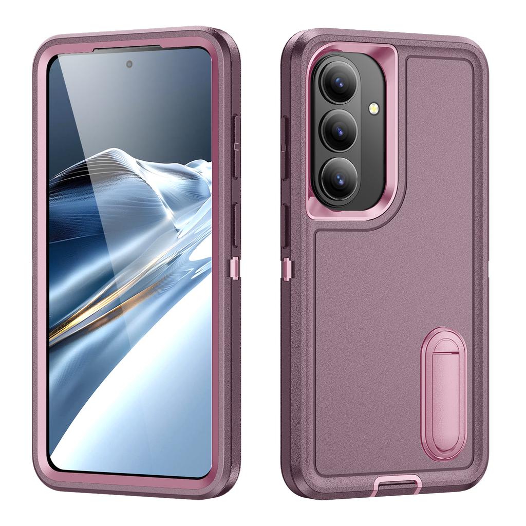 For Samsung Galaxy S26+ Case PC + Silicone + EVA Anti-Drop Kickstand Phone Cover