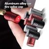 4pcs Car Tire Valve Stem Cover Aluminum Wheel Air Valve Cap For Toyota Harrier 30 60 80 XU30 XU60 XU80 2022 2023