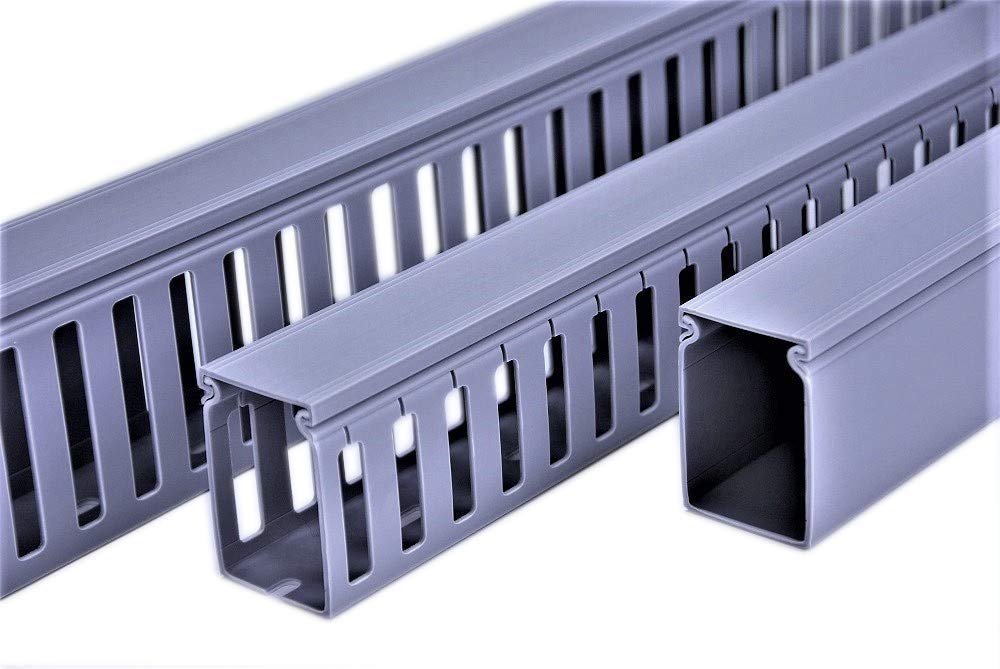 Canaleta de Fiação Kowa Kasei, Tipo Metade (L980mm), 30x40mm, Furo Lateral, Tipo H (5 peças/caixa) KD-34-98H