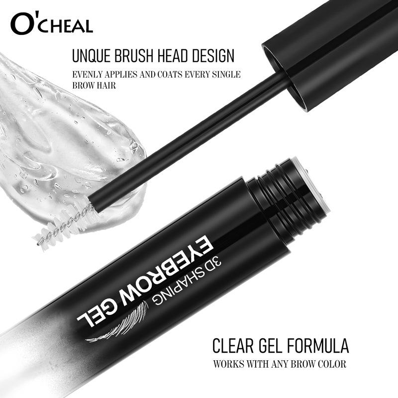 OCHEAL Southeast Asian Stereoscopic Eyebrow Styling Gel: Tinting & Waterproof Formula with Eyebrow Brush