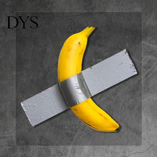 Banane Selbstklebendes Stickerband Dekorativ für Auto, Lustiger Gelber Realistischer Fruchtsticker, Auto Karosserie Kratzer Abdeckung Dekoration Aufkleber