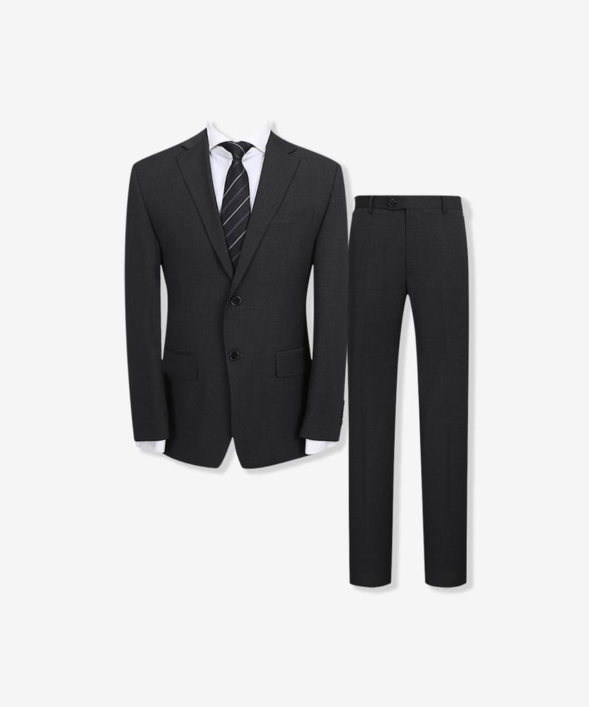 Sieg Wool Blended Regular Fit Suit Set Grey (Pijad2031_Pipad2231) (A Type)