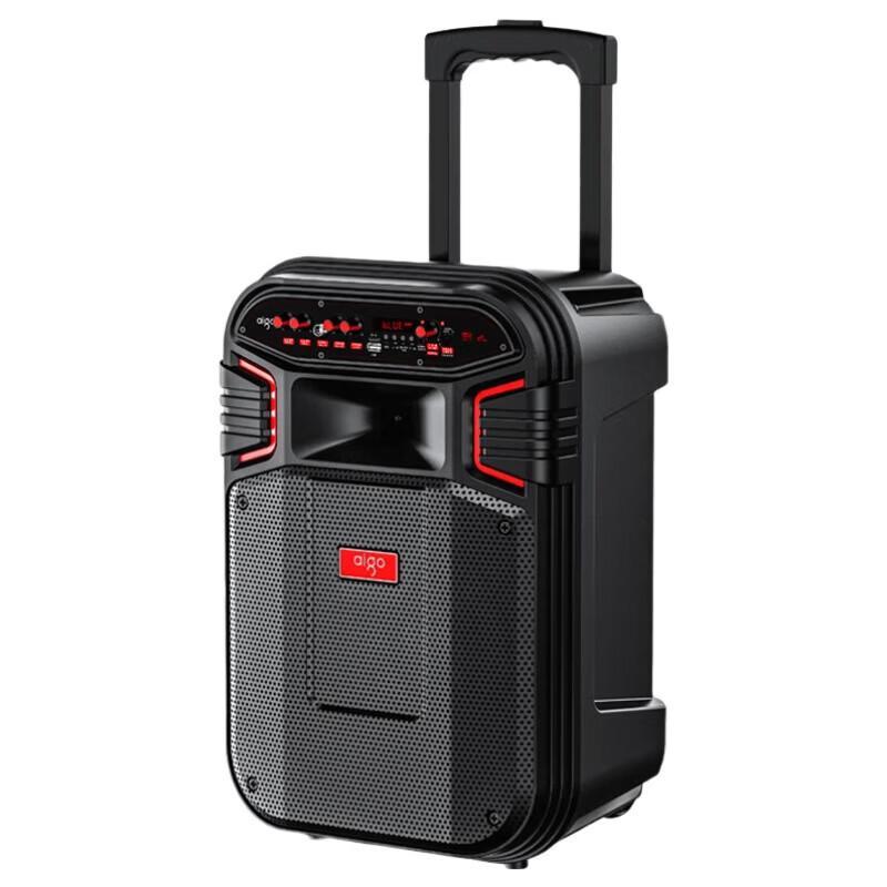 Aigo S58 Portable Trolley Speaker with Microphone (CN Version)