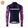 Merida Winter Thermal Fleece Cycling Clothing Road Bike Uniform Man Bicycle Equipment Jersey Men Clothes Men's Jacket Mtb Bib