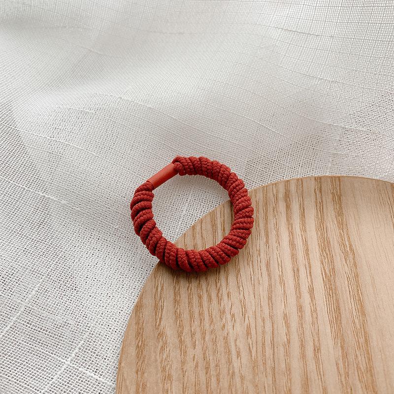5Pcs/Lot Hair Ropes Women Girls Simple Basic Elastic Hair Rubber Bands Headwear Solid Color Headband Fashion Hair Accessories