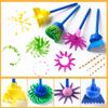 30-Piece Round Sponge Brush Set for Kids’ Art & Crafts