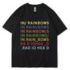 British Rock Band Radiohead T Shirt Music Album in Rainbows Unisexs Short Sleeve Hip Hop Gothic Loose Tshirts Streetwear