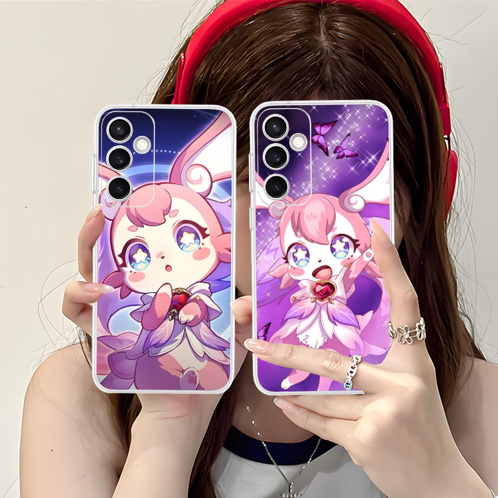 HSR Mem Clear Mobile Phone Case for Samsung Galaxy S25 S24 S23 S22 S21Plus FE Ultra Colorful Cover