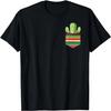 Schattige Cactus Deken Zak Serape Dia de los Muertos Mexicaans T-shirt