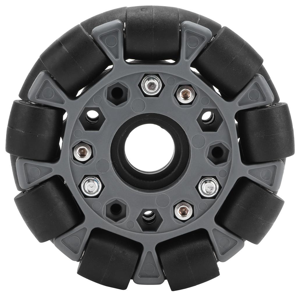 100mm Durable Nylon Rubber Bearing Rollers Omni Wheels for Robot Race Wheel 14041