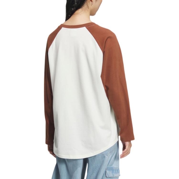 Adidas Originals Adi Color T-Shirt Locker Langarm-T-Shirt Damen Oberteile Weiß JM8049