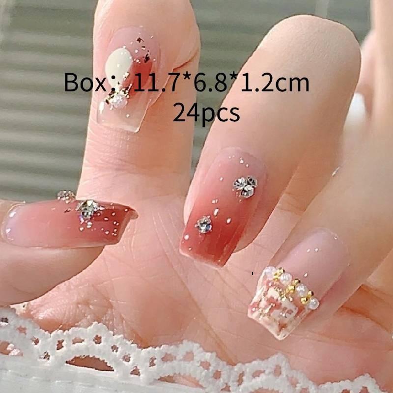 Nail Art Womens Wearable Nail Products Detachable Fashionable Wearresistant