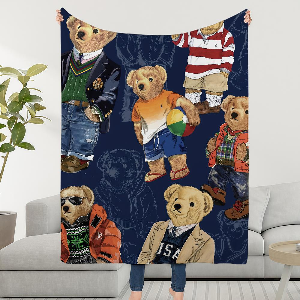Decke Überwurf Super Gemütlich Plüsch Wohnzimmer Marke Luxus Sofa Bären Couch Kindlich Geburtstagsgeschenke