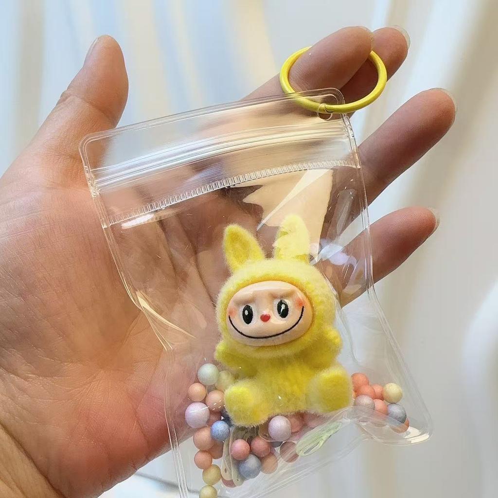 Transparent Dust Bag Baby Bag Pendant Keychain Baby Walking Bag Decoration Cute Trendy Play