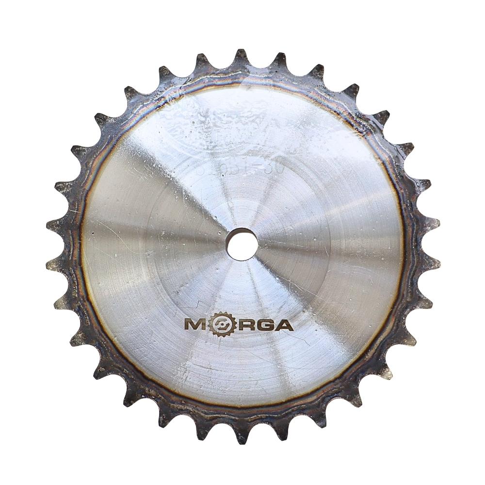 Hardened Chain Sprocket with Flange, Hub 16B-1 (R1 1) Z-30 Outer Diameter - 254.6 MORGA