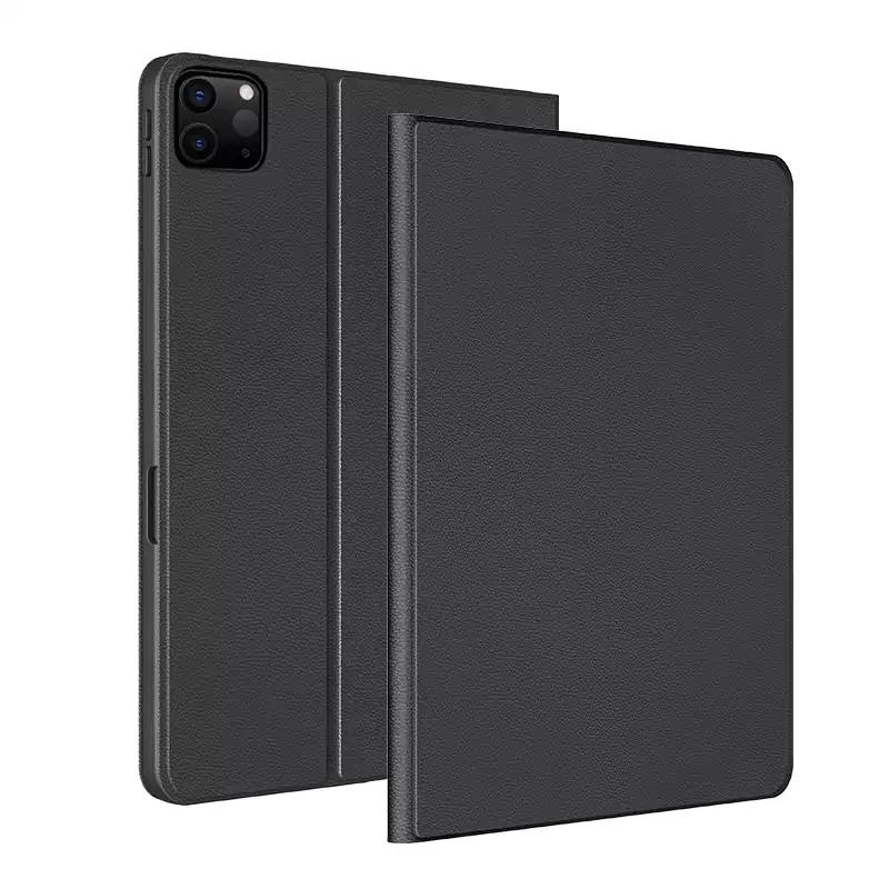Black Solid Color Tablet Case For iPad Pro 11 12.9 13 A16 M2 M4 M3 M5 Shell 8.3 9.7 10.2 5/6/7/8/9/10/11th Mini Air 3 4 5 Cover