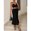 Fashion New Fashion Casual High Waist Sheath Fishtail Skirt Solid Color Slim Fit Skirt