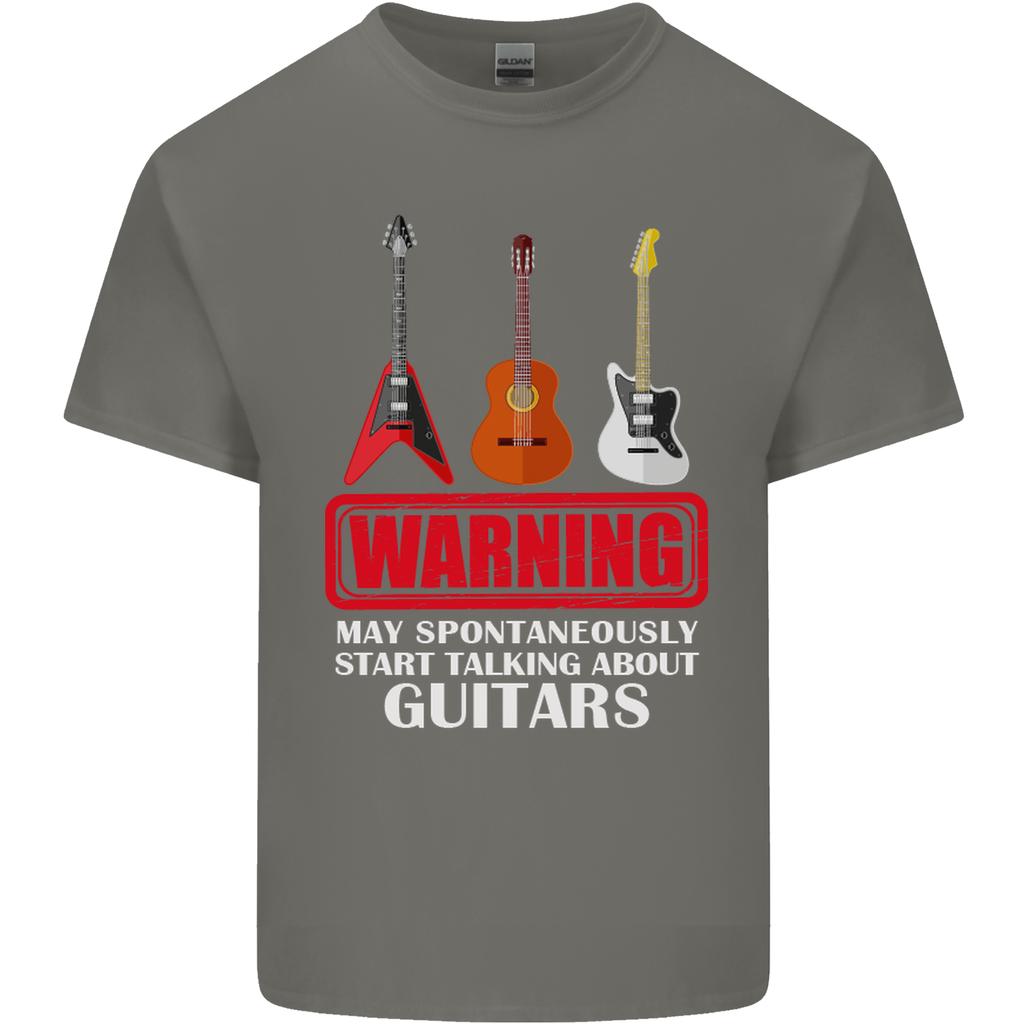 May Start Talking About Guitars Guitarist Unisexs Light Cotton TShirt