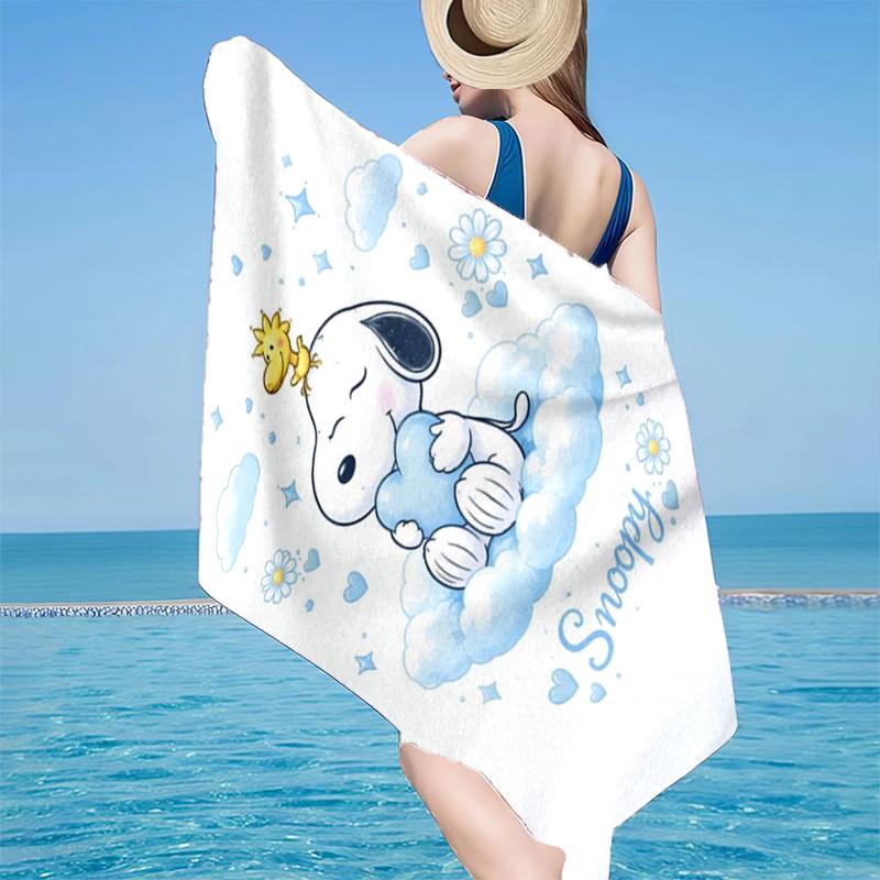 Cute Dog Dreams Under Stars Beach Towel, Super Soft Microfiber, Gift for Her/Him, Birthday, for Pool, Beach, Travel, Home Decor Fan Gifts