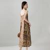 Design Inspired Printed Camisole Dress 2025 Autumn Fashion Versatile Slimming Mid Length Dress