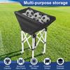 Collapsible Hammock Ball Cart with Wheels Rolling Collapsible Cart Large Capacity for Easy Storage and Transport