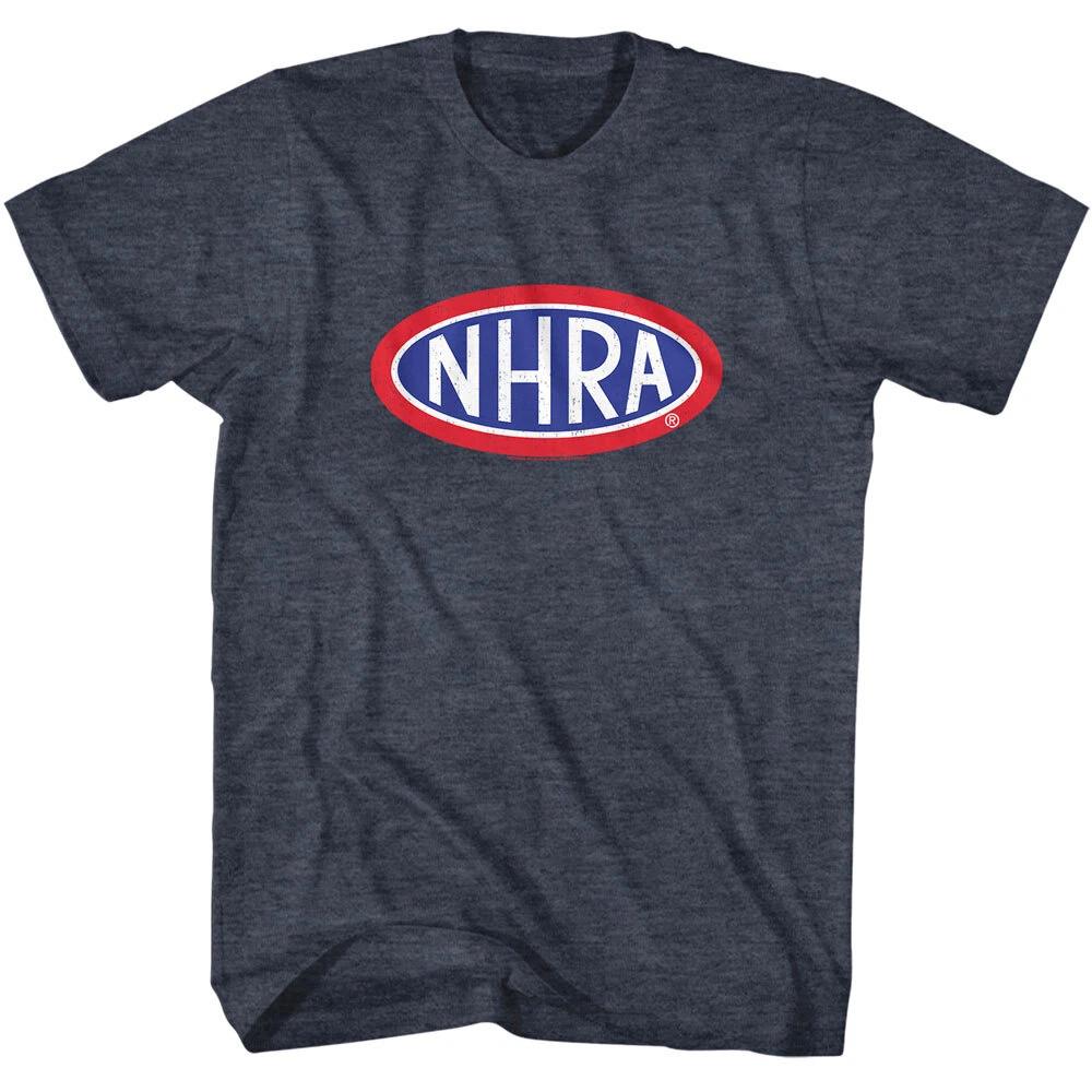 National Hotrod Association NHRA Logo Red White & Blue Men s T Shirt 2XL