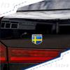1Pcs Aluminum Sweden Flag National Flag Emblem Sticker Car Trunk Badge Fender Body Decal For Volvo XC40 XC60 XC90 C30 V40 V60
