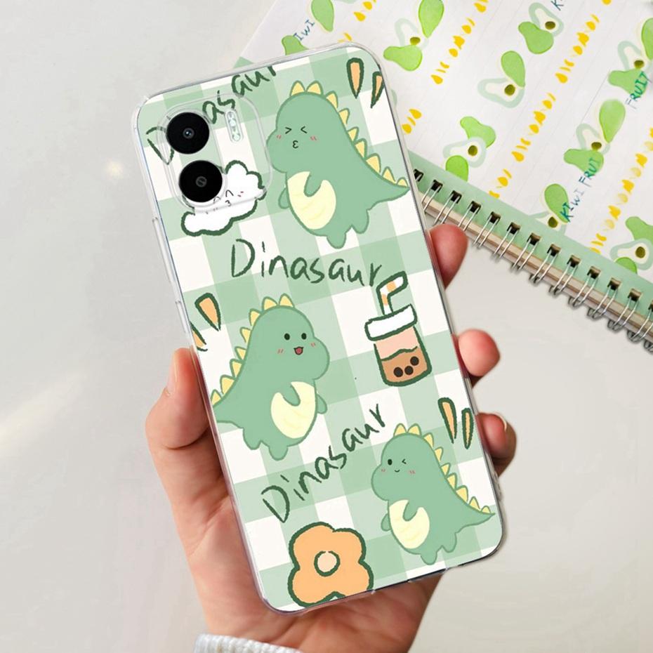

Для Xiaomi Redmi A1 A1+ A2 A2+ 2023 Милий Чохол-Кришка з Малюнком Квітки та Кота Для RedmiA1 RedmiA2 Plus 4G М який Силіконовий TPU Чохли для Телефона Redmi A1 or A2