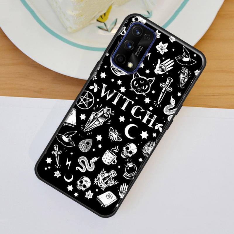 Witch Aesthetic Art For OnePlus 11 10 Pro 10T Nord 3 2T CE 2 Lite Realme C55 C35 C33 C31 C30 C21Y GT Neo 5 Case