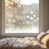 Fiori Farfalle Pellicola per Vetri Privacy Bianco Decorativa Vetro Satinato Adesivo Blocco Solare