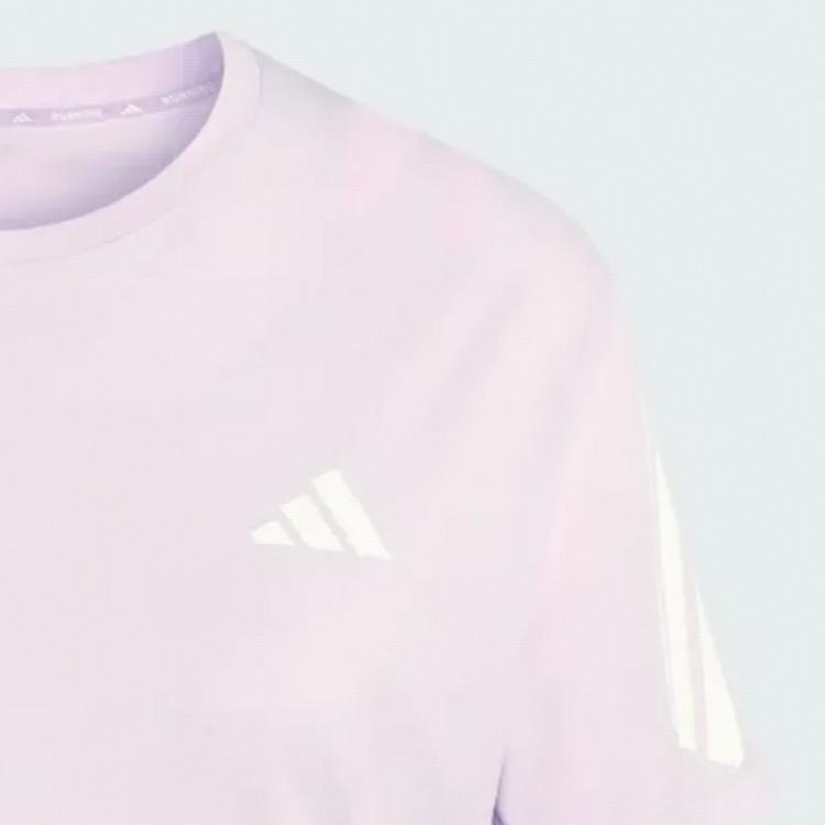 Adidas Climacool Round Neck Short Sleeve Logo Striped T-Shirt Women Tops KS5048