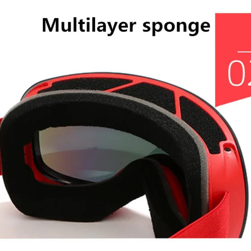 New Ski Goggles Men Women Double Layers Anti-fog Big Ski Mask UV400 Glasses Protection Skiing Winter Snow Snowboard Goggles