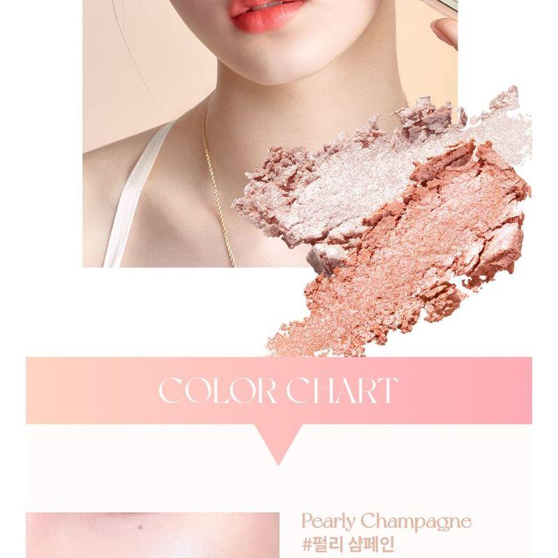 HOLIKA HOLIKA - Shell Glow Highlighter - 2 Colors