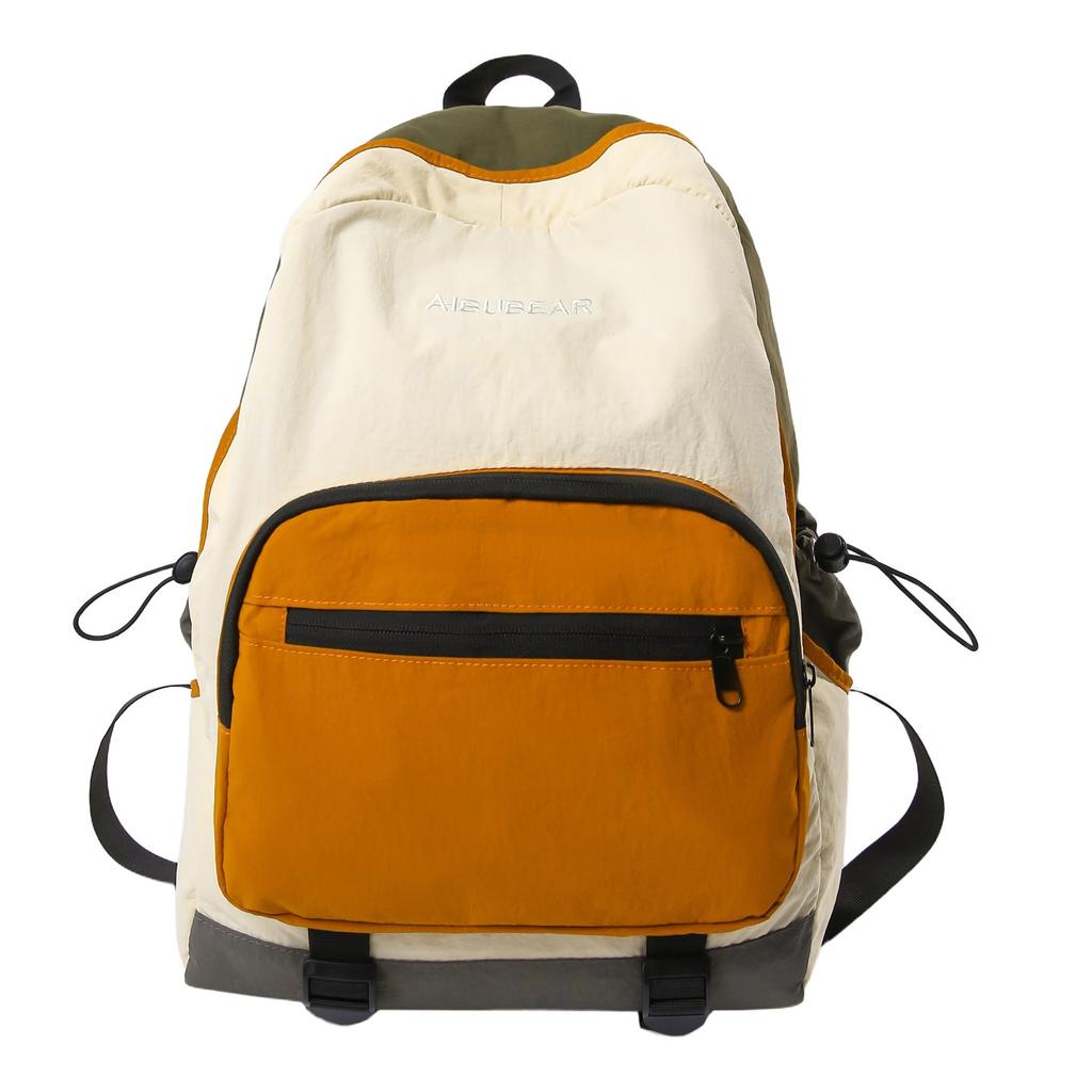 Backpack Men'S And Women'S High-Value Casual Schoolbag Large-Capacity Commuting Multi-Color Lightweight Backpack Couple Sports Bag