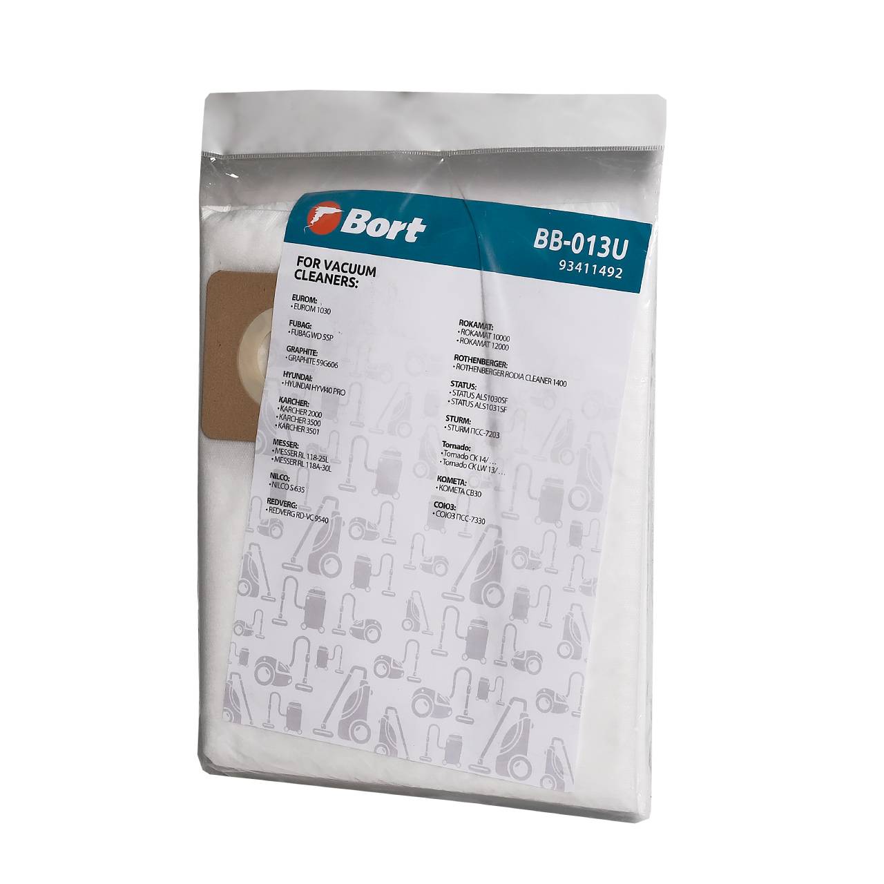 

A Set Of Dust Bags Bort Redverg Hyundai bb-013u 5 Pcs
