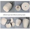 10Pcs Cotton Polishing Wheel Kit For Drill, Buffing Wheels For Aluminum Polish, Chrome,Stainless Steel,Metal,Car Detailing Drill Polishing Kit With