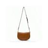 Brown Premium Wide Shoulder Strap Single Shoulder Crossbody Bag for Commuting and Leisure, Saddle Bag for Women