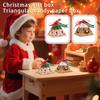 50-piece Christmas Gift Box Triangular Candy Box
